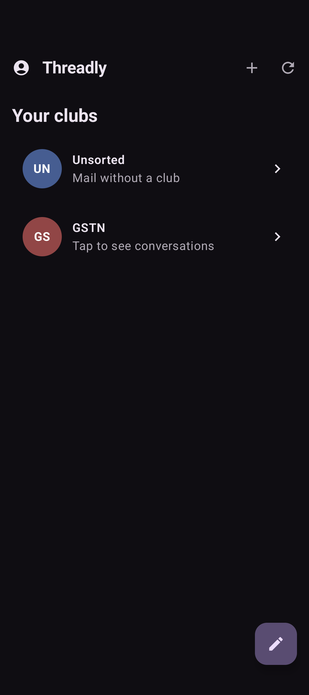 Threadly App Screenshot